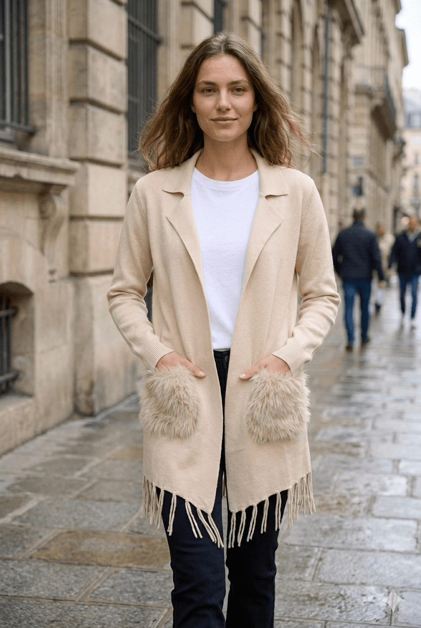 Modelo luciendo la nueva colección